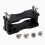 (Black) Black/Red CNC Aluminium Alloy Steering Gear Bracket 1