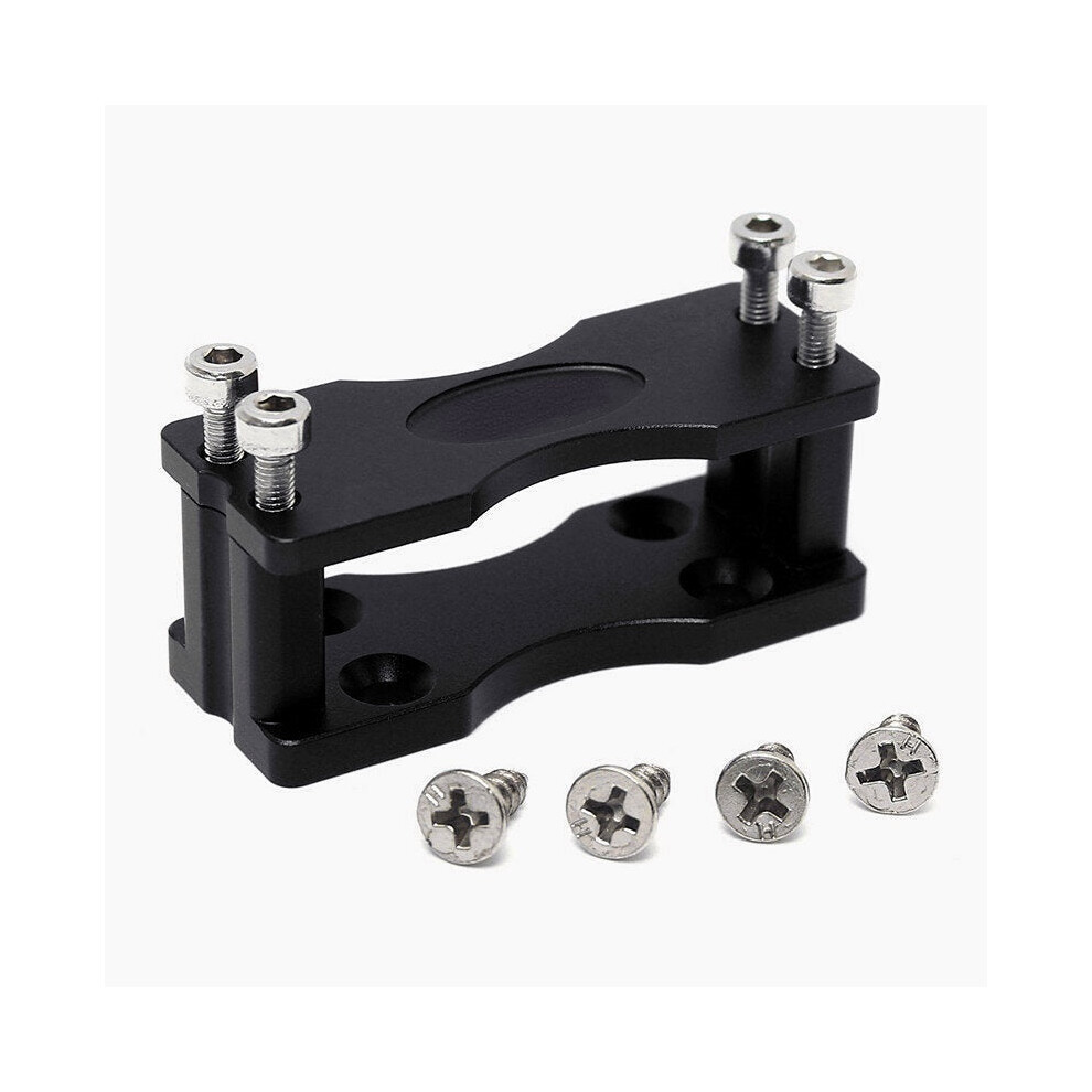 (Black) Black/Red CNC Aluminium Alloy Steering Gear Bracket-image-OPC-PJFDGGB-NEW