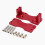 (Red) Black/Red CNC Aluminium Alloy Steering Gear Bracket 5