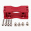 (Black) Black/Red CNC Aluminium Alloy Steering Gear Bracket 4