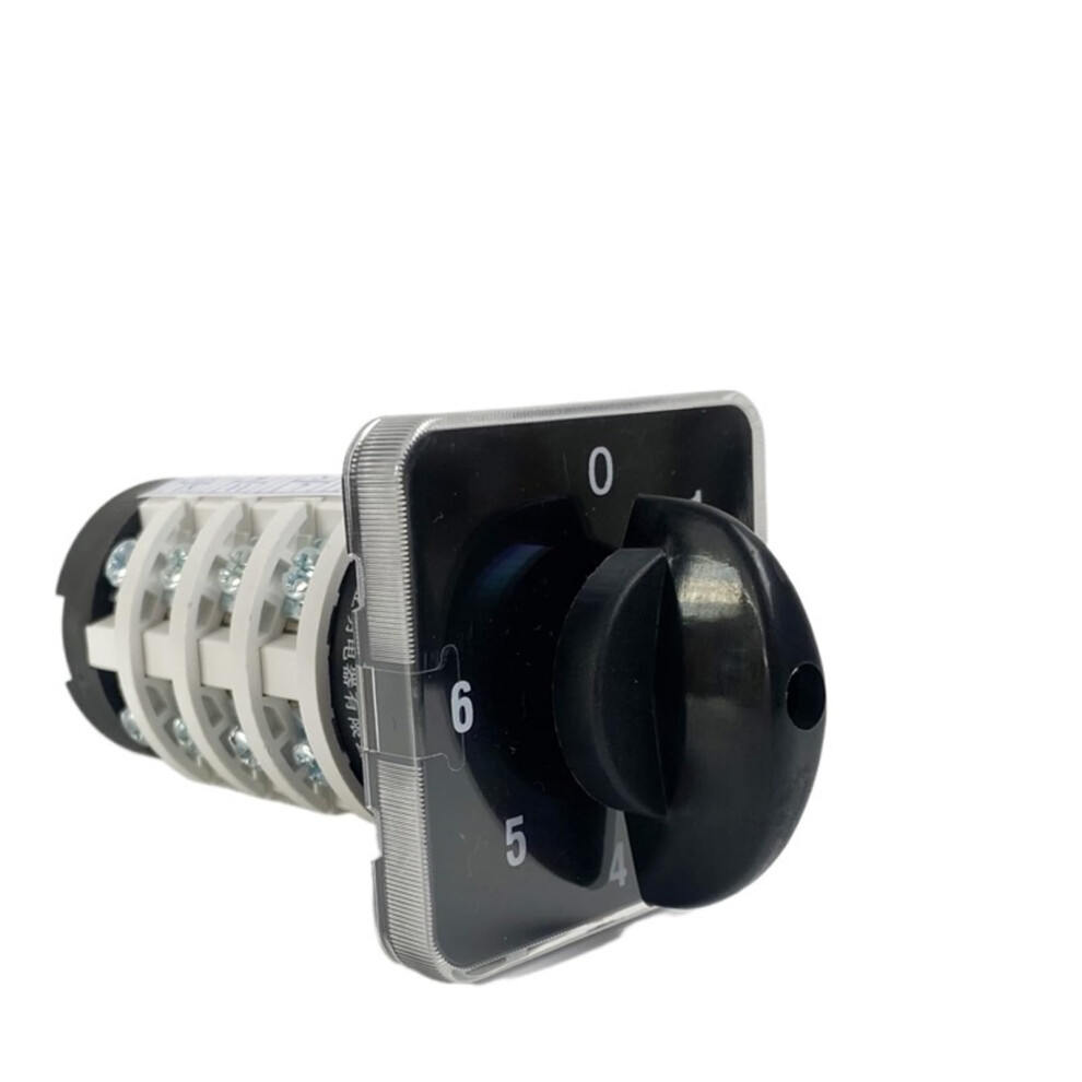 Ymz12-20/4 Rotary Cam Switch 6-Position 0-6 Manual Electric Changeover Switch 20A 690V 4-Section 1 Piece 6276012257129