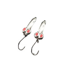 (Silver) 5 Pcs Metal Fishing Lure Sequins Fishing Hook Outdoor Portable Fishing Tool