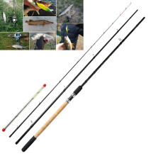 (90, 3.9M) High Quality Cork Handle Feeder Spinning Fishing Rod 3.9M Travel Rod De Pesca Carp Feeder Pole