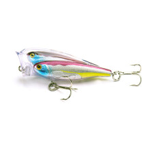 (A) 1PC 7.5CM 12G Popper Fishing Lure 3 Colors Hard Baits Fishing Lure Tackle