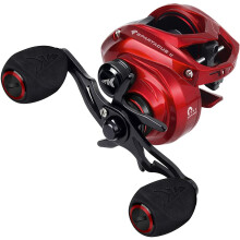 (Red, Left hand) 7.2:1 Speed Ratio 7+1 Bearings Spinning Fishing Reel Smooth Fishing Reel Left and Right Wheel Fishing Tool