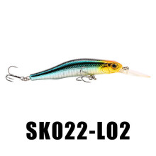 (Blue) 1PC 9g 80mm 0-1.5m Depth Minnow Fishing Lure BKK Hooks Fishing Hard Baits