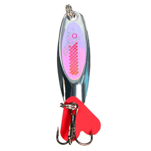 (Style 4) Silver Angled Miter Iron Copper Metal Sequins Lure Lure 1