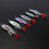 (Style 2) Silver Angled Miter Iron Copper Metal Sequins Lure Lure 7