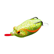 (Yellow) 5cm Trout Fishing Lure Tassels Hooks Lures Soft Bass Baits Fishing Tackle