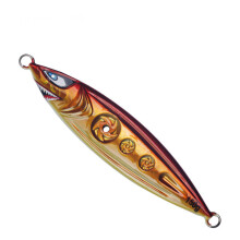 (Orange) 1PSC Hollow-out Luminous 3D Fishing Lure Popper Topwater Swim Crankbait Artificial Hard Bait