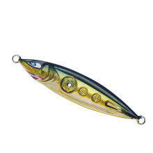 (Green) 1PSC Hollow-out Luminous 3D Fishing Lure Popper Topwater Swim Crankbait Artificial Hard Bait