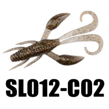 (C02) 6pcs/bag 6.2g 85mm 3.4in Soft Fishing Lure Soft Shrimp Lure Fishing Bait