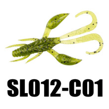 (C01) 6pcs/bag 6.2g 85mm 3.4in Soft Fishing Lure Soft Shrimp Lure Fishing Bait