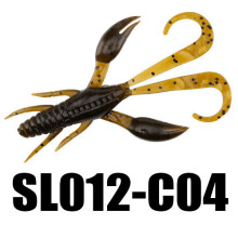 (C04) 6pcs/bag 6.2g 85mm 3.4in Soft Fishing Lure Soft Shrimp Lure Fishing Bait