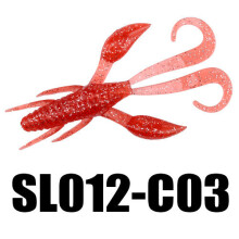 (C03) 6pcs/bag 6.2g 85mm 3.4in Soft Fishing Lure Soft Shrimp Lure Fishing Bait