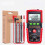 (Black) Mini Digital Multimeter 4000 Count AC/DC Electrical Instruments Tester Professional Meter 6