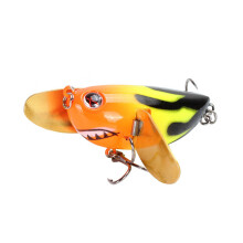 (A) 6cm/12.6g 8Colors ABS Fishing Lure Treble Hook Topwater Fishing Bait