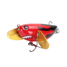 (G) 6cm/12.6g 8Colors ABS Fishing Lure Treble Hook Topwater Fishing Bait