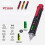 (Black) Non Contact Electrical Tester Pen Digital AC/DC Voltage Detector 12-1000V Current 5