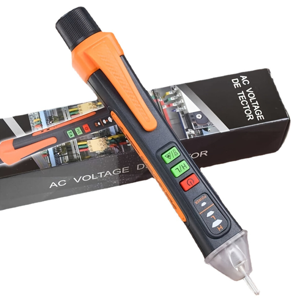 Non-Contact 12-1000V Ac Voltage Tester Pen With Flashlight Buzzer 8727971614174