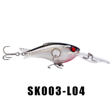 (L04) 1PCS Fishing Lures Floating 1.8M-3.9M 55mm 10g Crank Artificial Hard Fishing Bait