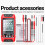 (Red) Non-Contact Intelligent Anti-Burning Multimeter Multi-Function Circuit Diagnostic 6