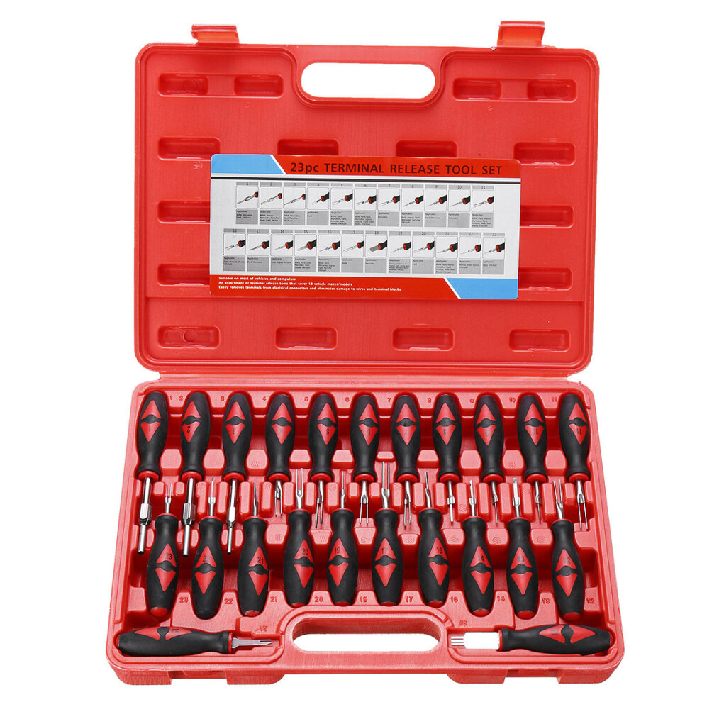 23Pcs Universal Terminal Release Tools Set Harness Connector Remover Tool 4250937989084