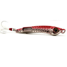 (Red, 10g) 1PCS 10G 15G Luminous Metal Fishing Lures Bait Sequins Submarine Shore Cast Iron Plate Baits