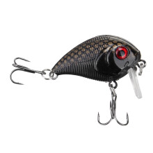 (black) 1pc 5cm 8g Wobbler Fat Crankbait Fishing Lure Artificial Bass Hard Bait Fishing Tackle