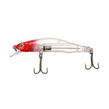 (#08) 1pc 80mm/3.15" 8.5g Magnet Minnow Fishing Lure Artificial Hard Bait Hook 3D Eyes Sea Fishing
