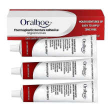 (3pcs) Thermoplastic Denture Adhesive Long-lasting Denture Fixing Adhesive Improve Comfort Denture Care Products Odontologia