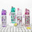 (White) Cool Down Spray Mist Water Bottle 500ml Spray Drinking Water Bottle for Kids 2