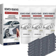 (3pcs) Car Remover Kits Scratch Repair Paint Body Compound Paste Touch Up Clear Remover