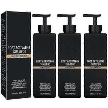 (3Bottles) Root Activator Shampoo, Mane Root Activator Shampoo, Shampoo Root Activator Promotes Hair Growth For Men Hair Thickening Shampoo