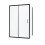 NES Home Nes Home 1100 x 1000mm Shower Enclosure Sliding Door & Side Panel Black 7