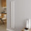 AICA (Single 1600x236mm, White) Designer Oval Column Radiator Central Heating 1