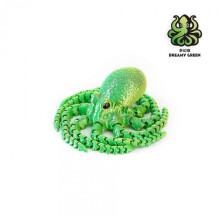 (21Cm Octopus Dreamy Green) 3D Printing    Octopus Fish Tank Landscape Decoration Octopus Movable Integrated Joint Creative Hand Office