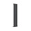 AICA (Single 1600x236mm, Black) Designer Oval Column Radiator Central Heating 4