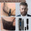 EELHOE Beard Filling Pen Kit Men's Beard Natural Waterproof Beard Pen Beard Stroke Pen 5