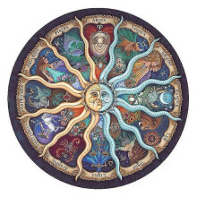 Landscape Puzzle 1000 Pieces Zodiac Horoscope Puzzle Toys Collection Diy Constellation Jigsaw Paper Puzzles Home Decoration Toy
