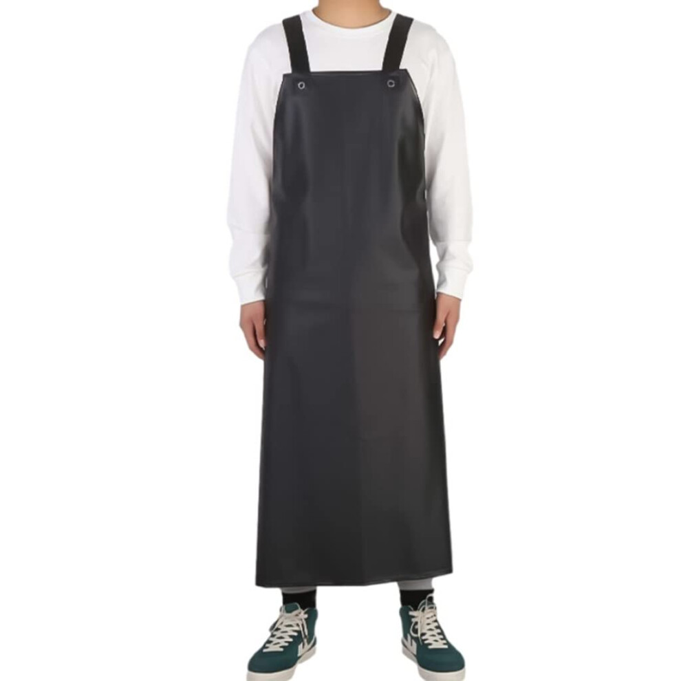 Waterproof Apron, Heavy-Duty Pvc, 110X80 Cm, Adjustable Straps, Oil- And Water-Repellent Bib Apron, Kitchen 6947110890241