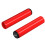 (Red) Silicone Bike Handlebar Cover Soft Shock Absorption Handlebar Protector For 22mm Diameter Handlebar 9