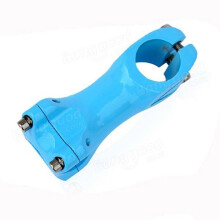 (Blue) Fixed Gear Bicycle Aluminum Alloy 3D Forging Ultrashort Stem