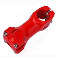 (Red) Fixed Gear Bicycle Aluminum Alloy 3D Forging Ultrashort Stem