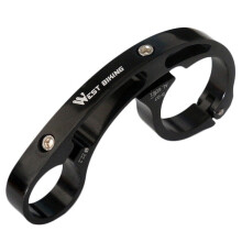 (Black) Aluminum Alloy Bicycle Extender Bike Holder Bicycle Handlebar Extension Stand