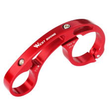 (Red) Aluminum Alloy Bicycle Extender Bike Holder Bicycle Handlebar Extension Stand