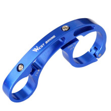 (Blue) Aluminum Alloy Bicycle Extender Bike Holder Bicycle Handlebar Extension Stand
