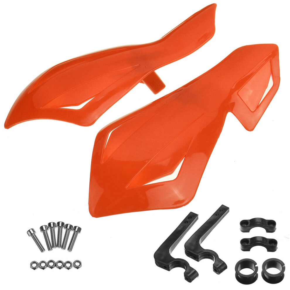 (Orange) 22Mm Motorcycle Hand Guard Handguard Protector Universal Orange 8727971668597