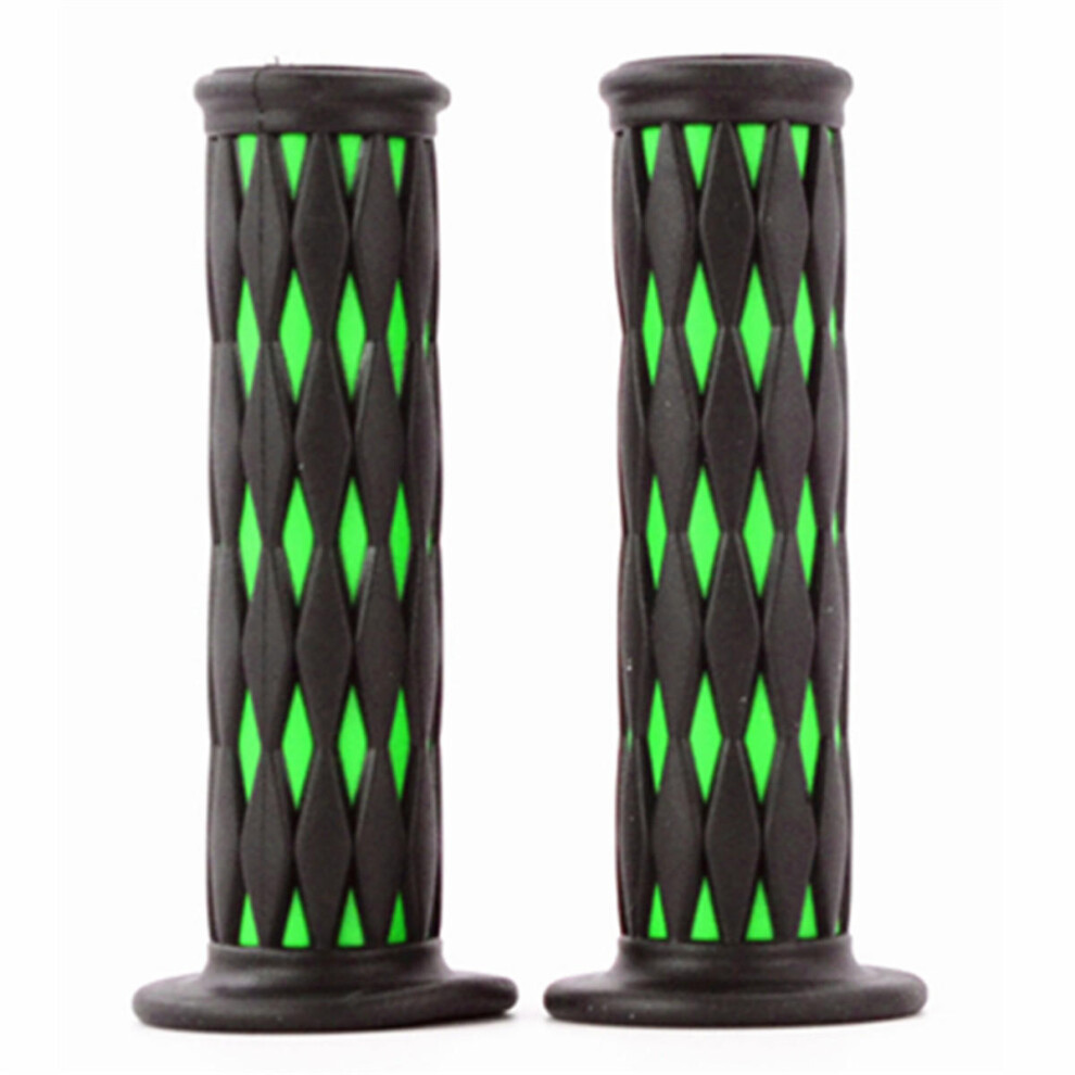 (Green) 22Mm Motorcycle Bike Handle Handlebar Grip Covers Protector Rubber Nonslip Green 8727971668627