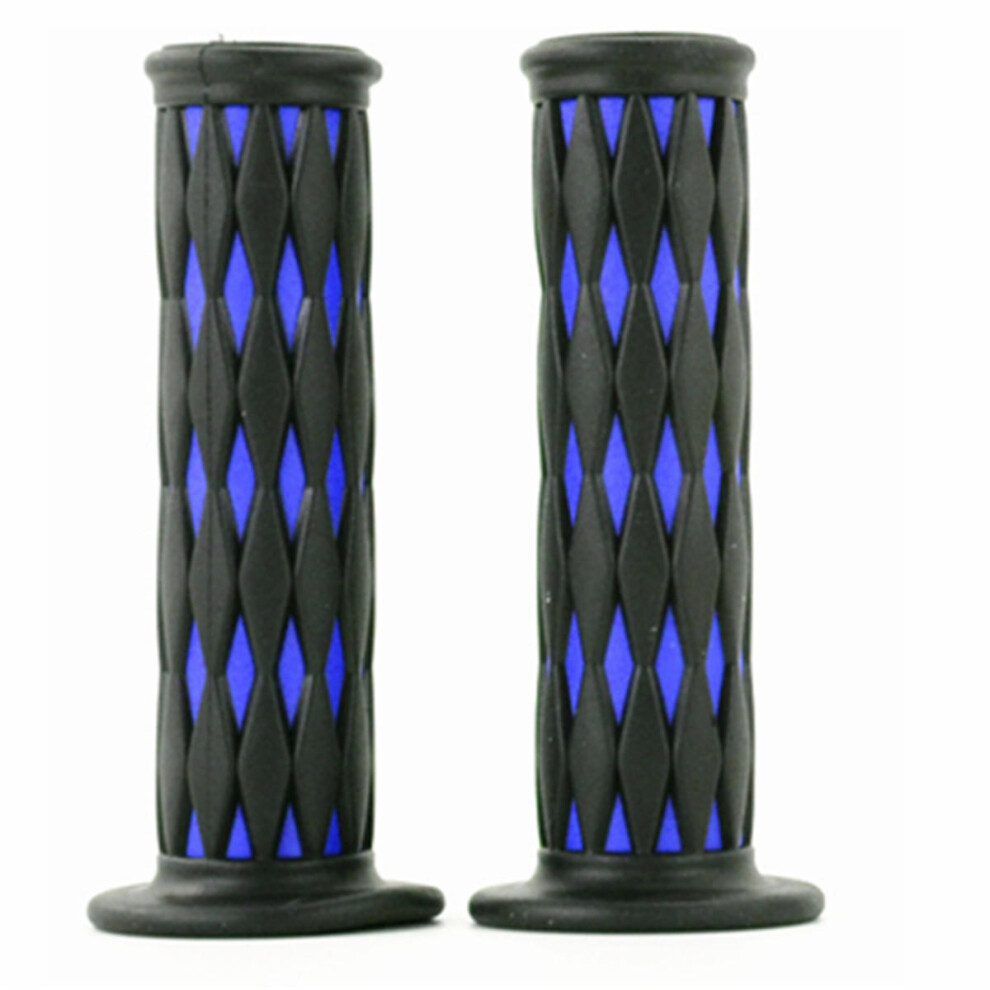(Blue) 22Mm Motorcycle Bike Handle Handlebar Grip Covers Protector Rubber Nonslip Blue 8727971668634